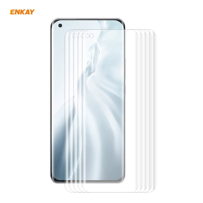 5 PCS ENKAY Hat-Prince 3D Full Screen PET Curved Hot Bending HD Screen Protector Soft Film Support Fingerprint Unlock, For Xiaomi MI 11, For Huawei Nova 8, For Huawei Nova 8 Pro