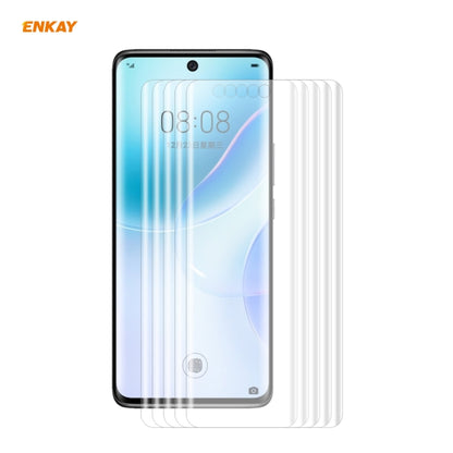 5 PCS ENKAY Hat-Prince 3D Full Screen PET Curved Hot Bending HD Screen Protector Soft Film Support Fingerprint Unlock, For Xiaomi MI 11, For Huawei Nova 8, For Huawei Nova 8 Pro
