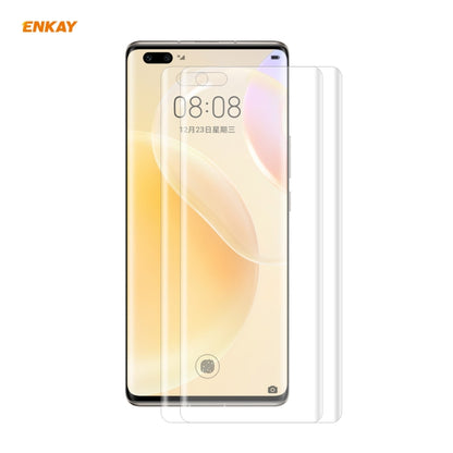 2 PCS ENKAY Hat-Prince 3D Full Screen PET Curved Hot Bending HD Screen Protector Soft Film Support Fingerprint Unlock, For Xiaomi MI 11, For Huawei Nova 8, For Huawei Nova 8 Pro
