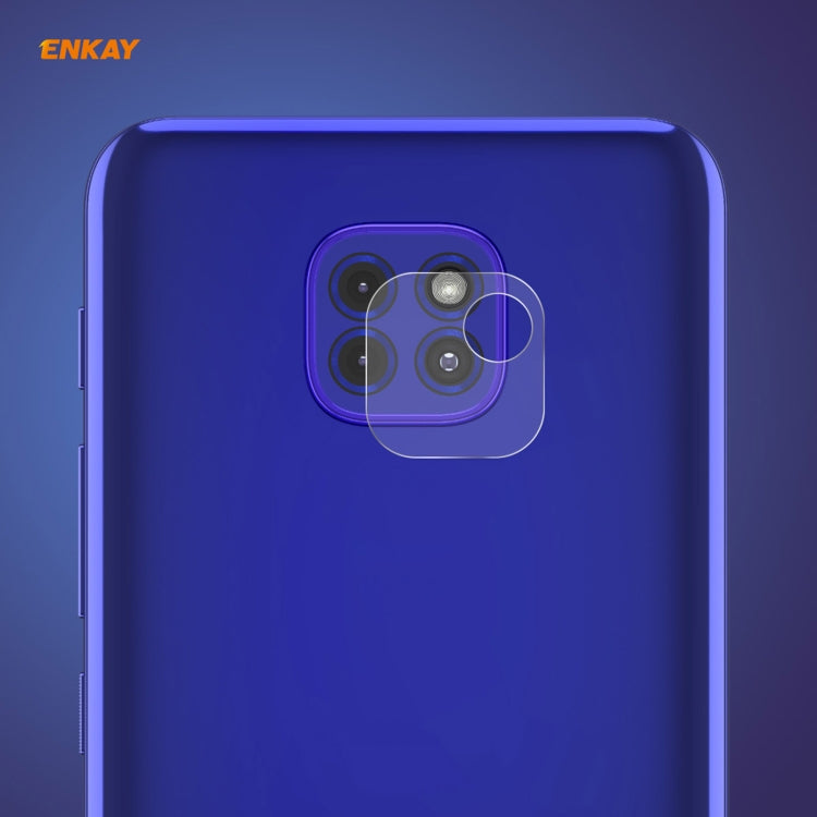 ENKAY Hat-Prince 0.2mm 9H 2.15D Round Edge Rear Camera Lens Tempered Glass Film, For Xiaomi Redmi Note 9 Pro 5G, For Motorola G9 / G9 Play