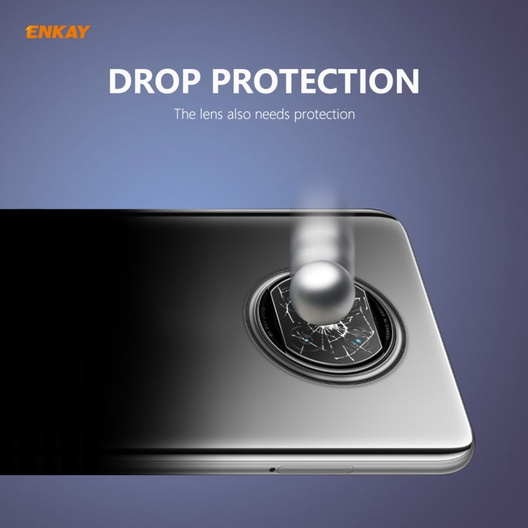 2 PCS ENKAY Hat-Prince 0.2mm 9H 2.15D Round Edge Rear Camera Lens Tempered Glass Film, For Xiaomi Redmi Note 9 Pro 5G, For Motorola Moto G9 Plus, For Motorola G9 / G9 Play