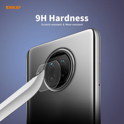 2 PCS ENKAY Hat-Prince 0.2mm 9H 2.15D Round Edge Rear Camera Lens Tempered Glass Film, For Xiaomi Redmi Note 9 Pro 5G, For Motorola Moto G9 Plus, For Motorola G9 / G9 Play