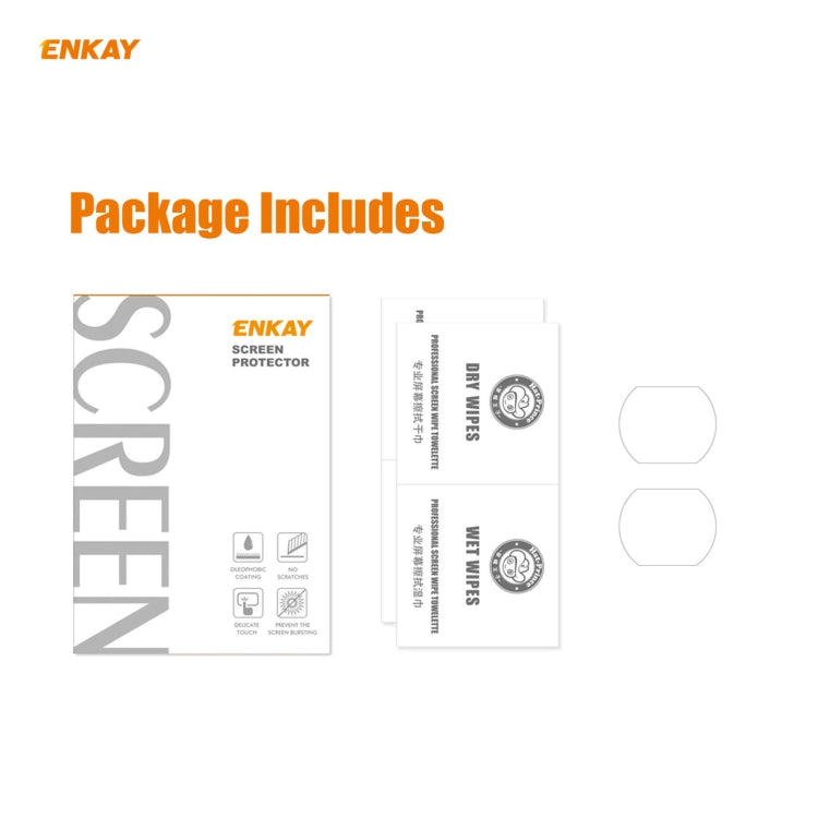 2 PCS ENKAY Hat-Prince 0.2mm 9H 2.15D Round Edge Rear Camera Lens Tempered Glass Film, For Xiaomi Redmi Note 9 Pro 5G, For Motorola Moto G9 Plus, For Motorola G9 / G9 Play