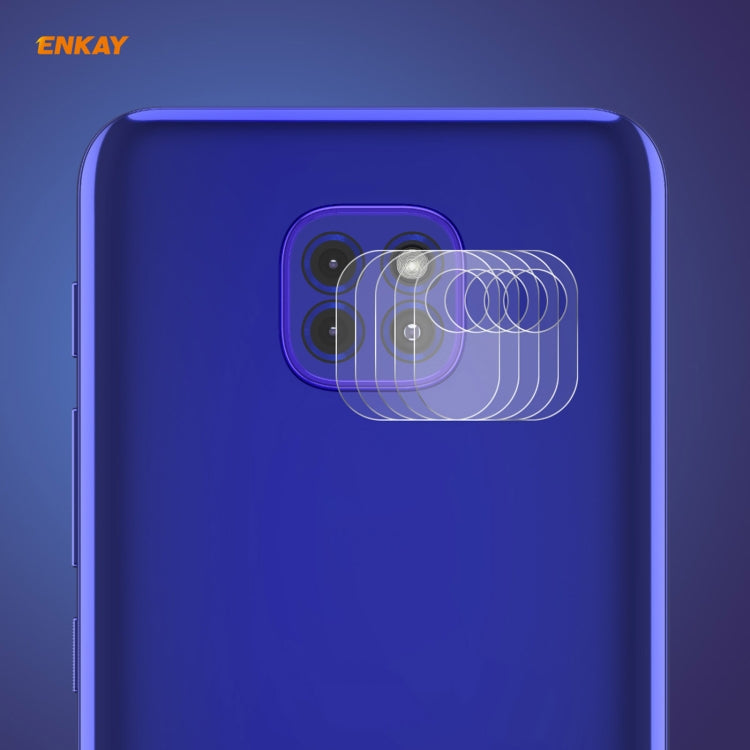 5 PCS ENKAY Hat-Prince 0.2mm 9H 2.15D Round Edge Rear Camera Lens Tempered Glass Film, For Xiaomi Redmi Note 9 Pro 5G, For Motorola Moto G9 Plus, For Motorola G9 / G9 Play