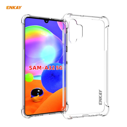 Hat-Prince ENKAY Clear TPU Shockproof Case Soft Anti-slip Cover, For Samsung Galaxy A32 5G, For OnePlus 9, For Samsung Galaxy A52 5G, For OnePlus 9 Pro, For Xiaomi Mi 11