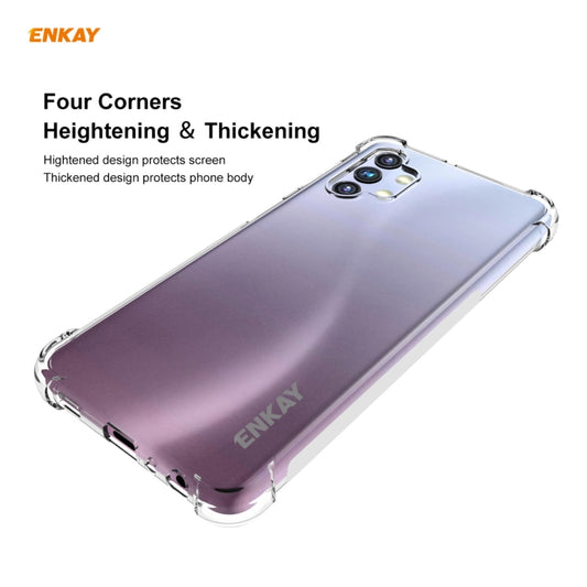 Hat-Prince ENKAY Clear TPU Shockproof Case Soft Anti-slip Cover, For Samsung Galaxy A32 5G, For OnePlus 9, For Samsung Galaxy A52 5G, For OnePlus 9 Pro, For Xiaomi Mi 11