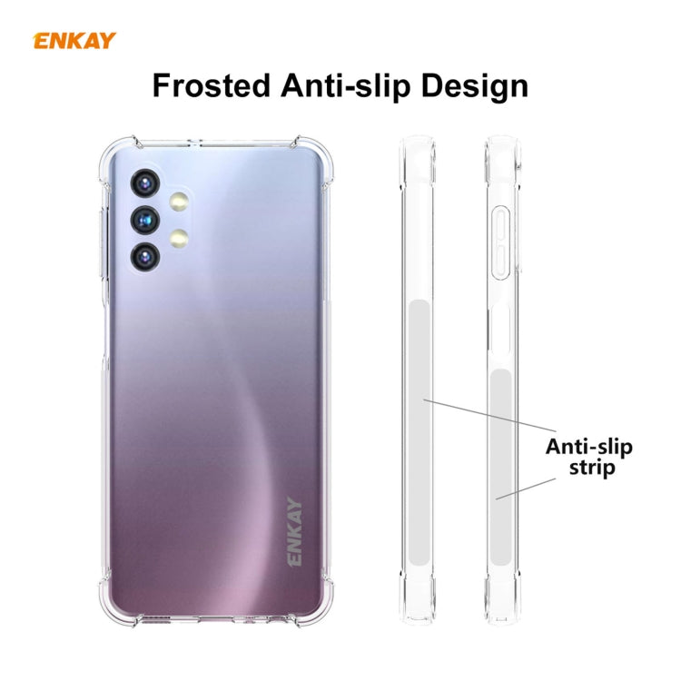 Hat-Prince ENKAY Clear TPU Shockproof Case Soft Anti-slip Cover, For Samsung Galaxy A32 5G, For OnePlus 9, For Samsung Galaxy A52 5G, For Xiaomi Mi 11, For OnePlus 9 Pro