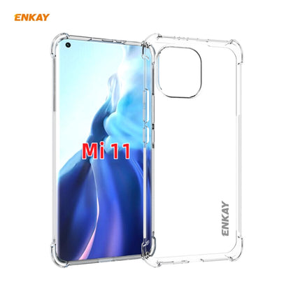 Hat-Prince ENKAY Clear TPU Shockproof Case Soft Anti-slip Cover, For Samsung Galaxy A32 5G, For OnePlus 9, For Samsung Galaxy A52 5G, For Xiaomi Mi 11, For OnePlus 9 Pro