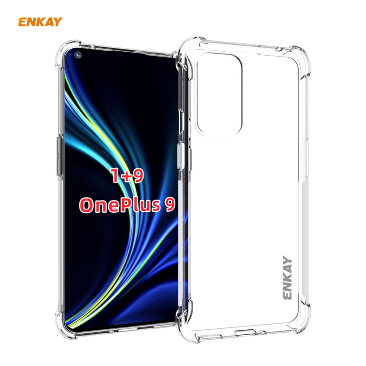Hat-Prince ENKAY Clear TPU Shockproof Case Soft Anti-slip Cover, For Samsung Galaxy A32 5G, For OnePlus 9, For Samsung Galaxy A52 5G, For Xiaomi Mi 11, For OnePlus 9 Pro