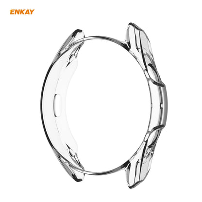 2 in 1 ENKAY Hat-Prince Transparent Soft TPU Case + 0.2mm 9H 2.15D Curved Edge Tempered Glass Film, For Samsung Galaxy Watch 3 45mm