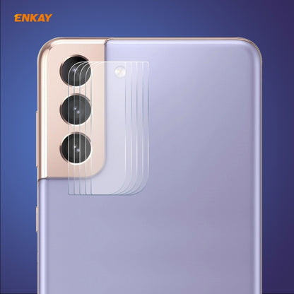 5 PCS ENKAY Hat-Prince 0.2mm 9H 2.15D Round Edge Rear Camera Lens Tempered Glass Film Protector, For Samsung Galaxy S21(5 PCS), For Samsung Galaxy S21+(5 PCS), For Samsung Galaxy S21 Ultra(5 PCS)