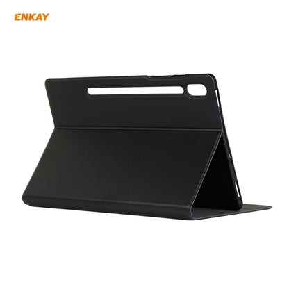 For Samsung Galaxy Tab S7 11.0 T870 / T875 ENKAY Horizontal Flip PU Leather + TPU Smart Case with Holder & Sleep / Wake-up Function, For Samsung Galaxy Tab S8 / Galaxy Tab S7 11.0 T870