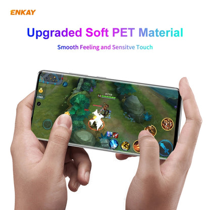 10 PCS For Samsung Galaxy S21 Ultra 5G ENKAY Hat-Prince 3D Full Screen PET Curved Hot Bending HD Screen Protector Soft Film, For Samsung Galaxy S21 Ultra 5G
