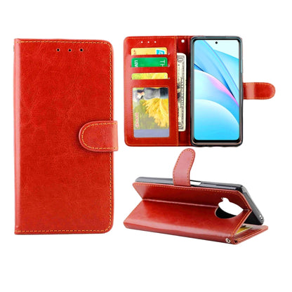 Crazy Horse Texture Leather Horizontal Flip Protective Case with Holder & Card Slots & Wallet & Photo Frame, For Xiaomi Mi 10T Lite, For OPPO Realme V3, For OPPO A15, For Huawei Mate 40, For Huawei Mate40 Pro/Mate40 Pro+, For Samsung Galaxy S21+ 5G    ...