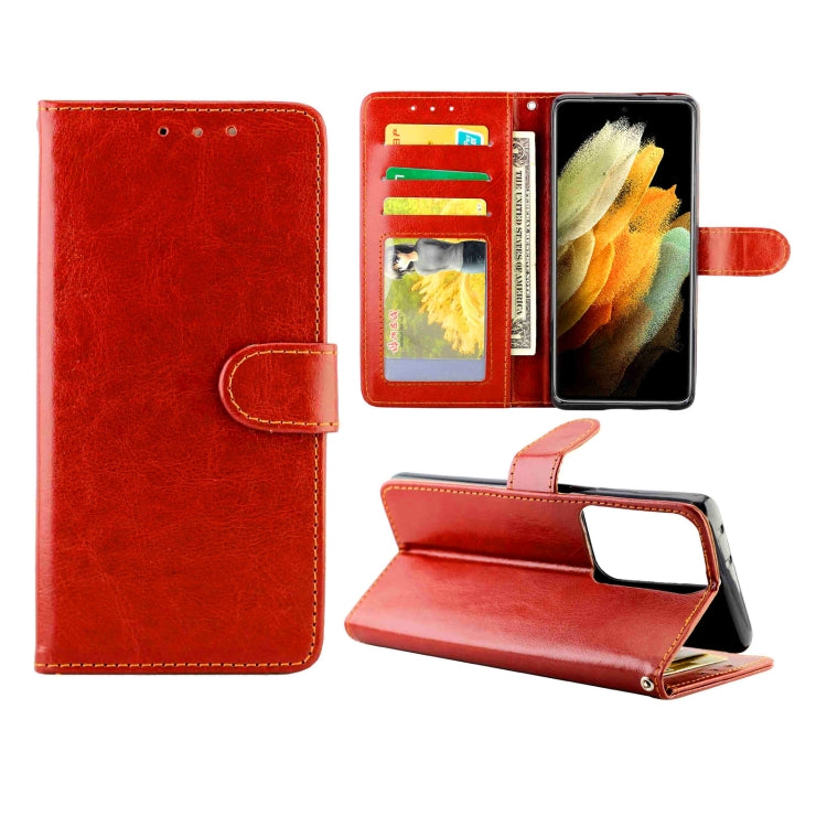Crazy Horse Texture Leather Horizontal Flip Protective Case with Holder & Card Slots & Wallet & Photo Frame, For Xiaomi Mi 10T Lite, For OPPO Realme V3, For OPPO A15, For Huawei Mate 40, For Huawei Mate40 Pro/Mate40 Pro+, For Samsung Galaxy S21+ 5G    ...