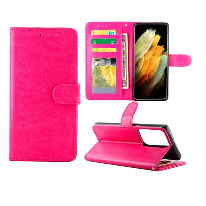 Crazy Horse Texture Leather Horizontal Flip Protective Case with Holder & Card Slots & Wallet & Photo Frame, For Xiaomi Mi 10T Lite, For OPPO Realme V3, For OPPO A15, For Huawei Mate 40, For Huawei Mate40 Pro/Mate40 Pro+, For Samsung Galaxy S21+ 5G    ...