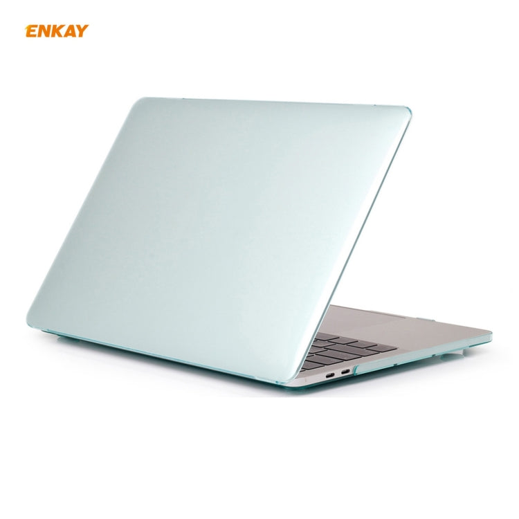 ENKAY 3 in 1 Crystal Laptop Protective Case + EU Version TPU Keyboard Film + Anti-dust Plugs Set for MacBook Pro 13.3 inch A1708 (without Touch Bar), For MacBook Pro 13.3 inch A1708 (without Touch Bar)