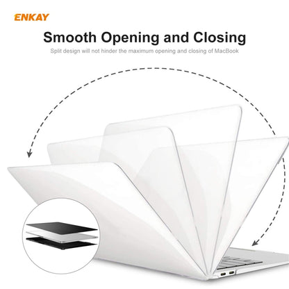 ENKAY 3 in 1 Crystal Laptop Protective Case + US Version TPU Keyboard Film + Anti-dust Plugs Set for MacBook Pro 13.3 inch A1706 / A1989 / A2159 (with Touch Bar), For MacBook Pro 13.3 inch A1706  (with Touch Bar)