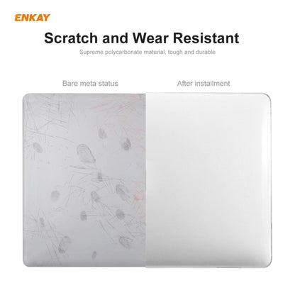 ENKAY 3 in 1 Crystal Laptop Protective Case + US Version TPU Keyboard Film + Anti-dust Plugs Set for MacBook Pro 13.3 inch A1706 / A1989 / A2159 (with Touch Bar), For MacBook Pro 13.3 inch A1706  (with Touch Bar)