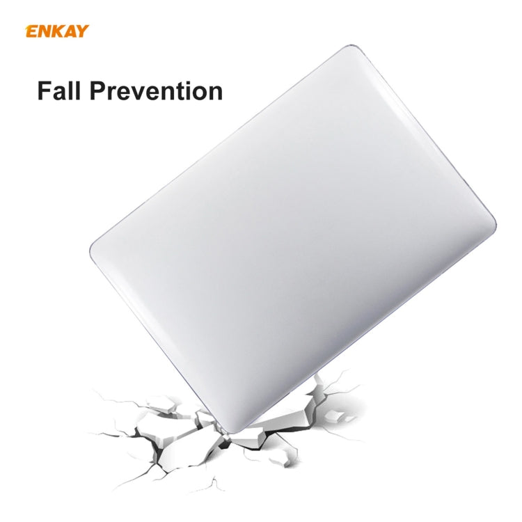 ENKAY 3 in 1 Crystal Laptop Protective Case + US Version TPU Keyboard Film + Anti-dust Plugs Set for MacBook Pro 13.3 inch A1706 / A1989 / A2159 (with Touch Bar), For MacBook Pro 13.3 inch A1706  (with Touch Bar)