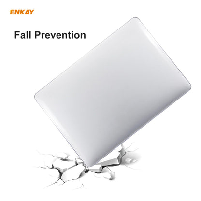 ENKAY 3 in 1 Crystal Laptop Protective Case + US Version TPU Keyboard Film + Anti-dust Plugs Set for MacBook Pro 13.3 inch A1706 / A1989 / A2159 (with Touch Bar), For MacBook Pro 13.3 inch A1706  (with Touch Bar)