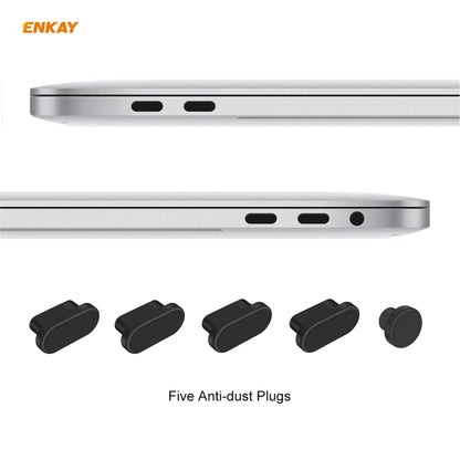ENKAY 3 in 1 Crystal Laptop Protective Case + US Version TPU Keyboard Film + Anti-dust Plugs Set for MacBook Pro 13.3 inch A1706 / A1989 / A2159 (with Touch Bar), For MacBook Pro 13.3 inch A1706  (with Touch Bar)
