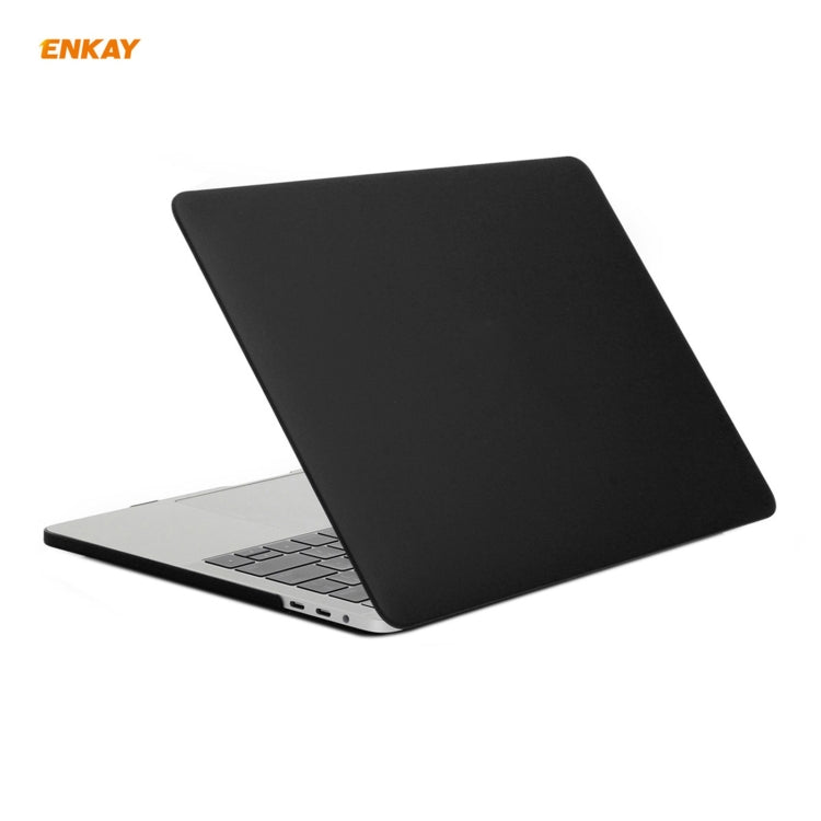 ENKAY 3 in 1 Matte Laptop Protective Case + EU Version TPU Keyboard Film + Anti-dust Plugs Set for MacBook Pro 13.3 inch A1708 (without Touch Bar), For MacBook Pro 13.3 inch A1708 (without Touch Bar)