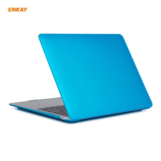 ENKAY 3 in 1 Matte Laptop Protective Case + EU Version TPU Keyboard Film + Anti-dust Plugs Set for MacBook Air 13.3 inch A2179 & A2337 (2020), For MacBook Air 13.3 inch A2179 (2020)