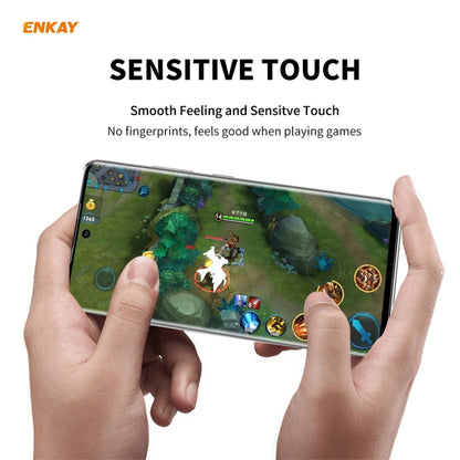For Samsung Galaxy S21 Ultra ENKAY Hat-Prince 0.26mm 9H 3D Explosion-proof Full Screen Curved Heat Bending Tempered Glass Film, For Samsung Galaxy S21 Ultra(1pc), For Samsung Galaxy S21 Ultra(2pcs), For Samsung Galaxy S21 Ultra(5pcs)