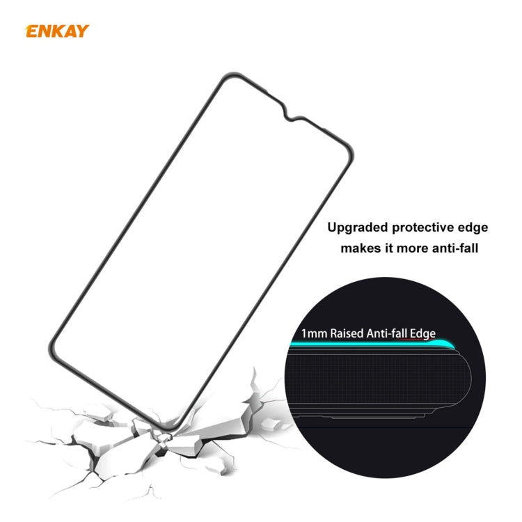 ENKAY Hat-Prince Anti-drop Full Glue Tempered Glass Full Screen Film Anti-fall Protector, For Samsung Galaxy A32 5G / M12 / A12, For Samsung Galaxy A52 4G / 5G, For Samsung Galaxy A72 4G / 5G