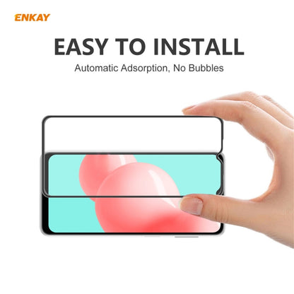 ENKAY Hat-Prince Anti-drop Full Glue Tempered Glass Full Screen Film Anti-fall Protector, For Samsung Galaxy A32 5G / M12 / A12, For Samsung Galaxy A52 4G / 5G, For Samsung Galaxy A72 4G / 5G