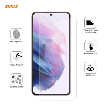 10 PCS ENKAY Hat-Prince 0.1mm 3D Full Screen Protector Explosion-proof Hydrogel Film, For Samsung Galaxy S21 5G, For Samsung Galaxy S21+ 5G, For Samsung Galaxy S21 Ultra 5G
