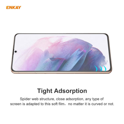 10 PCS ENKAY Hat-Prince 0.1mm 3D Full Screen Protector Explosion-proof Hydrogel Film, For Samsung Galaxy S21 5G, For Samsung Galaxy S21+ 5G, For Samsung Galaxy S21 Ultra 5G
