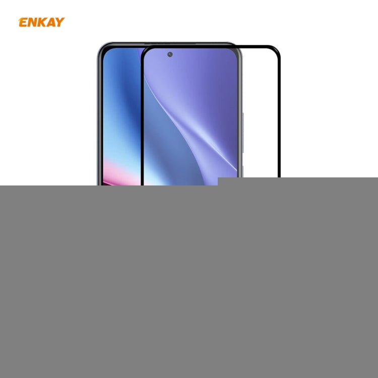 ENKAY Hat-Prince Full Glue 0.26mm 9H 2.5D Tempered Glass Full Coverage Film, For Xiaomi Redmi K40 / K40 Pro(+), For Xiaomi Redmi Note 9T, For Xiaomi Redmi 9T, For Samsung Galaxy F62