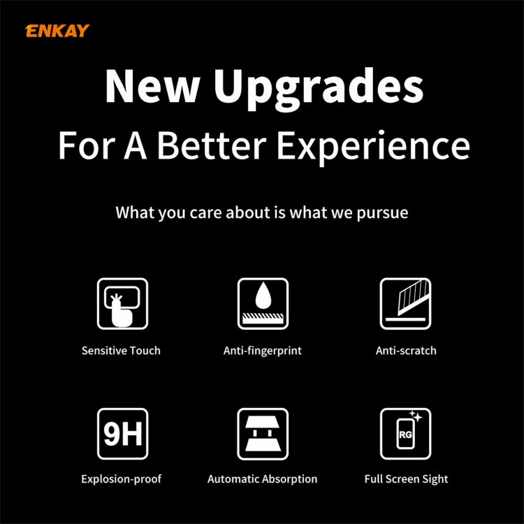 2 PCS ENKAY Hat-Prince Full Glue 0.26mm 9H 2.5D Tempered Glass Full Coverage Film, For Xiaomi Redmi K40 / K40 Pro(+), For Xiaomi Redmi Note 9T, For Xiaomi Redmi 9T, For Samsung Galaxy F62