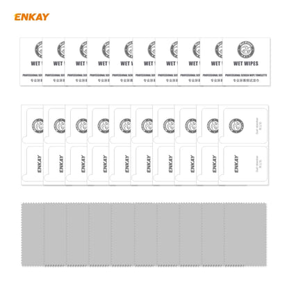 10 PCS ENKAY Hat-Prince Full Glue 0.26mm 9H 2.5D Tempered Glass Full Coverage Film, For Samsung Galaxy F62(10 PCS), For Xiaomi Redmi Note 9T (10 PCS), For Xiaomi Redmi 9T (10 PCS), For Xiaomi Redmi K40 (10 PCS)