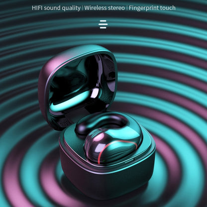 T25 Over-ear Bluetooth 5.0 Single-ear Invisible Wireless Earphone High Definition Call Super Long Standby Bone Conduction Earphone