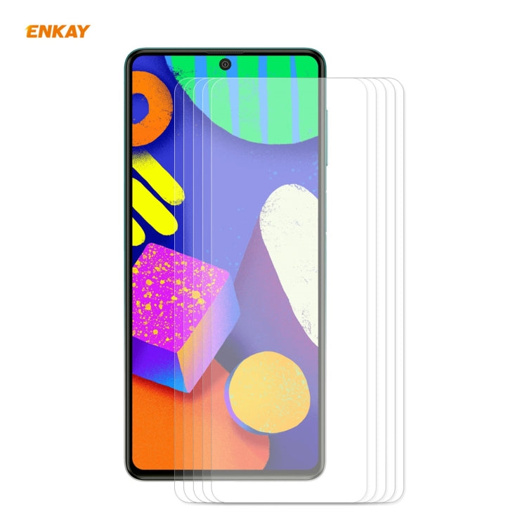 5 PCS ENKAY Hat-Prince 0.26mm 9H 2.5D Curved Edge Tempered Glass Film, For Xiaomi Redmi 9T, For Xiaomi Redmi Note 9T, For Xiaomi Redmi K40 / K40 Pro / K40 Pro+, For Samsung Galaxy A52 5G, For Samsung Galaxy A72 5G, For Samsung Galaxy F62