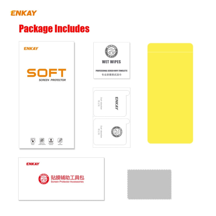 ENKAY Hat-Prince 0.1mm 3D Full Screen Protector Explosion-proof Hydrogel Film, For Samsung Galaxy A52 5G, For Samsung Galaxy A72 5G, For Xiaomi Redmi 9T, For Xiaomi Redmi Note 9T, For Xiaomi Redmi K40 / K40 Pro /  K40 Pro+