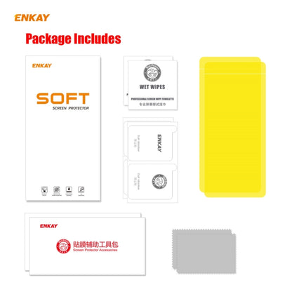 2 PCS ENKAY Hat-Prince 0.1mm 3D Full Screen Protector Explosion-proof Hydrogel Film, For Samsung Galaxy A52 5G, For Samsung Galaxy A72 5G, For Xiaomi Redmi 9T, For Xiaomi Redmi Note 9T, For Xiaomi Redmi K40 / K40 Pro / K40 Pro+