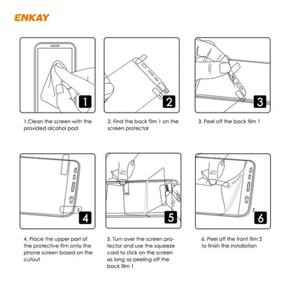 2 PCS ENKAY Hat-Prince 0.1mm 3D Full Screen Protector Explosion-proof Hydrogel Film, For Samsung Galaxy A52 5G, For Samsung Galaxy A72 5G, For Xiaomi Redmi 9T, For Xiaomi Redmi Note 9T, For Xiaomi Redmi K40 / K40 Pro / K40 Pro+