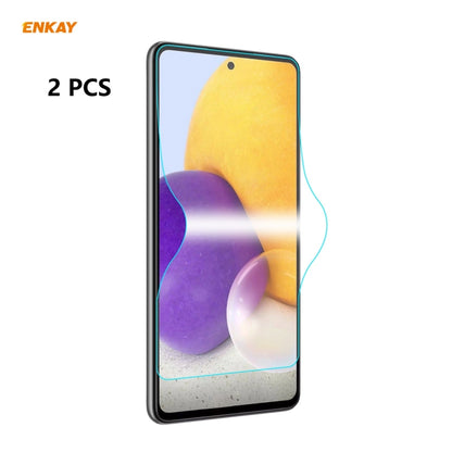 2 PCS ENKAY Hat-Prince 0.1mm 3D Full Screen Protector Explosion-proof Hydrogel Film, For Samsung Galaxy A52 5G, For Samsung Galaxy A72 5G, For Xiaomi Redmi 9T, For Xiaomi Redmi Note 9T, For Xiaomi Redmi K40 / K40 Pro / K40 Pro+