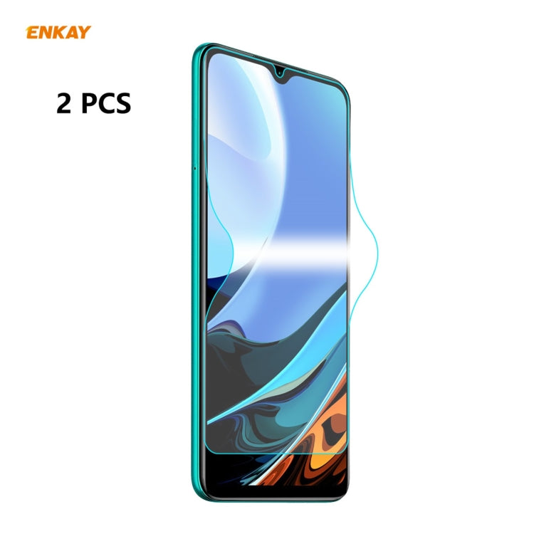2 PCS ENKAY Hat-Prince 0.1mm 3D Full Screen Protector Explosion-proof Hydrogel Film, For Samsung Galaxy A52 5G, For Samsung Galaxy A72 5G, For Xiaomi Redmi 9T, For Xiaomi Redmi Note 9T, For Xiaomi Redmi K40 / K40 Pro / K40 Pro+