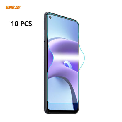 10 PCS ENKAY Hat-Prince 0.1mm 3D Full Screen Protector Explosion-proof Hydrogel Film, For Samsung Galaxy A52 5G, For Samsung Galaxy A72 5G, For Xiaomi Redmi 9T, For Xiaomi Redmi Note 9T, For Xiaomi Redmi K40 / K40 Pro / K40 Pro+