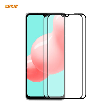 2 PCS ENKAY Hat-Prince Full Glue 0.26mm 9H 2.5D Tempered Glass Full Coverage Film, For Samsung Galaxy A32 5G(2 PCS), For Samsung Galaxy A52 5G, For Samsung Galaxy A72 5G(2pcs)