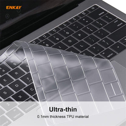 ENKAY US Version Soft TPU Keyboard Protector Film for MacBook 12 inch A1534 (2015) / Pro 13.3 inch A1708 (without Touch Bar), US Version