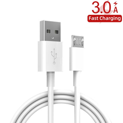 Chargeur de voiture double port USB YSY-349 QC3.0 + câble de données USB vers micro USB 3A de 1m, avec câble micro USB