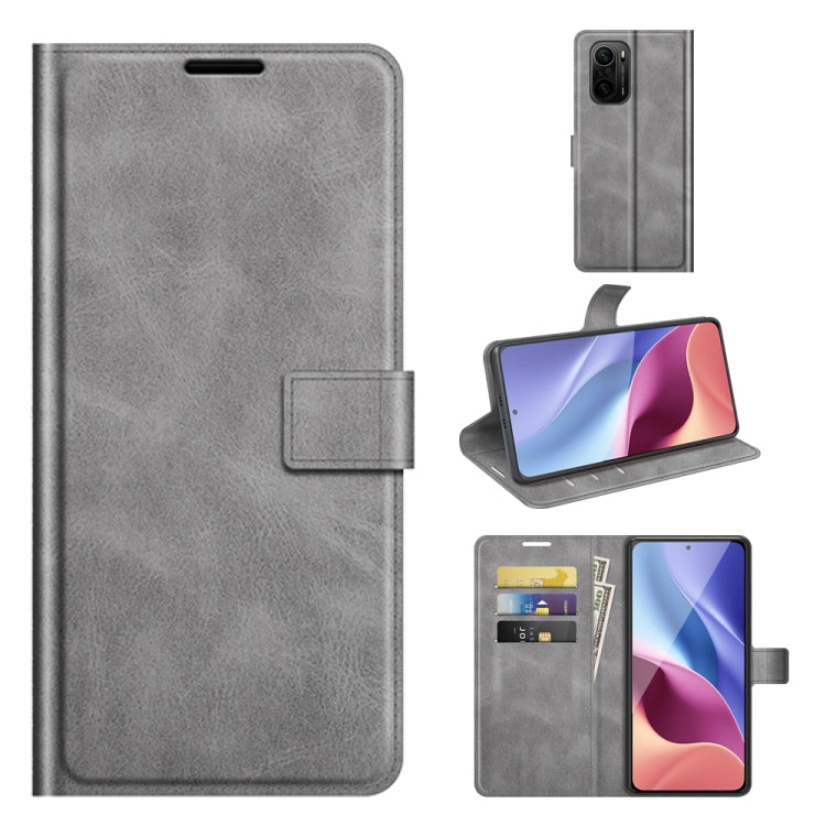 Retro Calf Pattern Buckle Horizontal Flip Leather Case with Holder & Card Slots & Wallet, For Samsung Galaxy Xcover 5, For Xiaomi Poco F3 / Redmi K40, For Google Pixel 5A, For vivo X60, For vivo X60 Pro