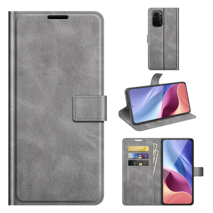 Retro Calf Pattern Buckle Horizontal Flip Leather Case with Holder & Card Slots & Wallet, For Samsung Galaxy Xcover 5, For Xiaomi Poco F3 / Redmi K40, For Google Pixel 5A, For vivo X60, For vivo X60 Pro
