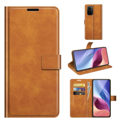 Retro Calf Pattern Buckle Horizontal Flip Leather Case with Holder & Card Slots & Wallet, For Samsung Galaxy Xcover 5, For Xiaomi Poco F3 / Redmi K40, For Google Pixel 5A, For vivo X60, For vivo X60 Pro
